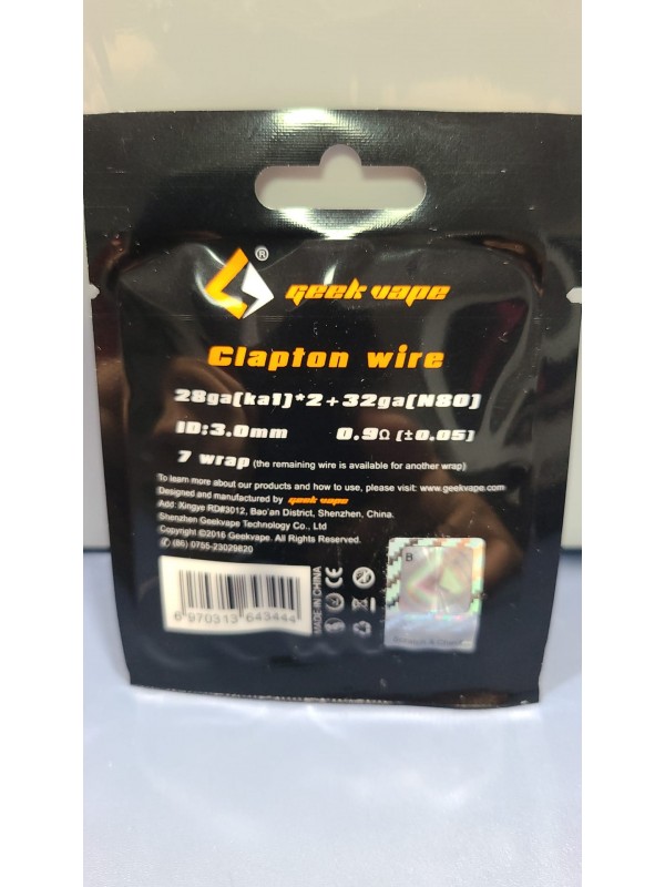 Geekvape Fused Clapton 28 gauge x2 32 (ni80)