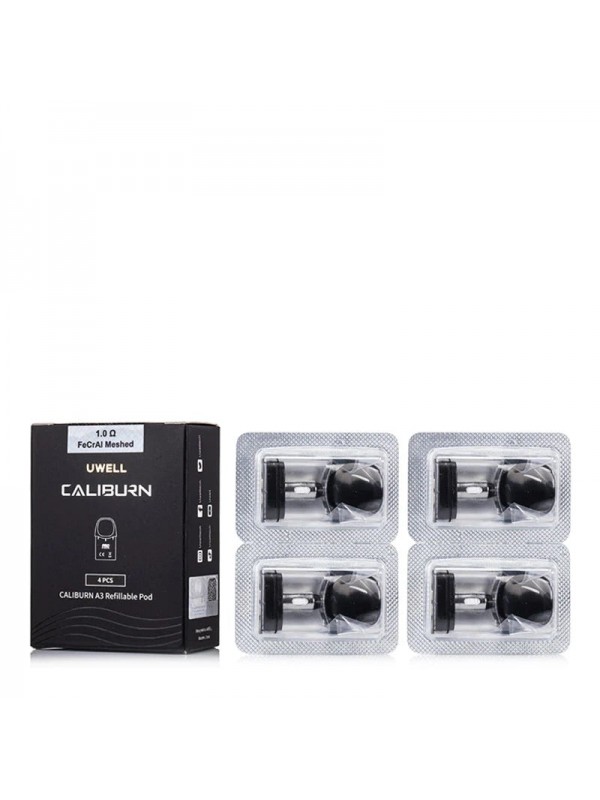 Uwell Caliburn A3 Replacement Pods 1.0ohm [4pk]