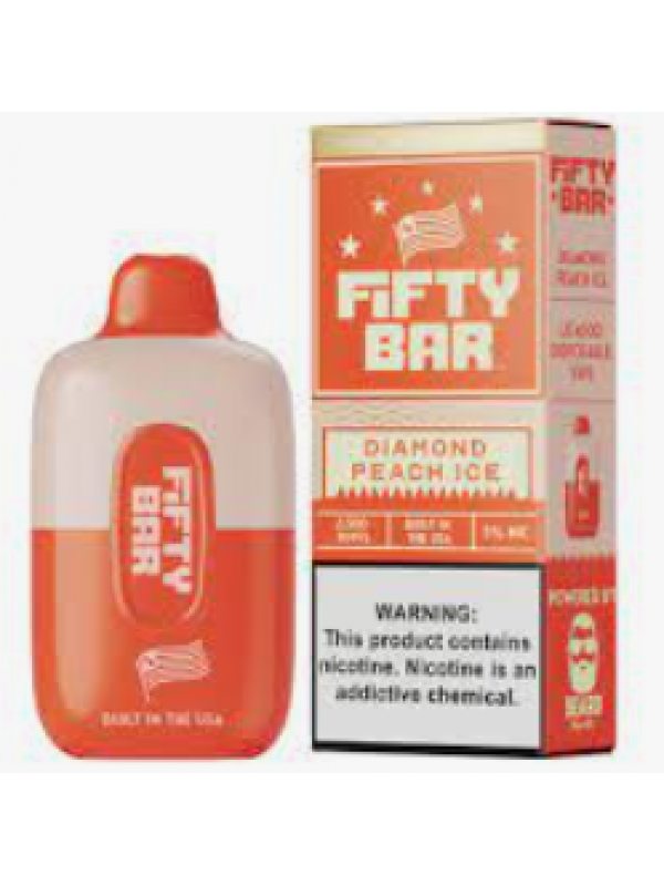 Beard Fifty Bar [6500 PUFFS] - Diamond Peach Ice