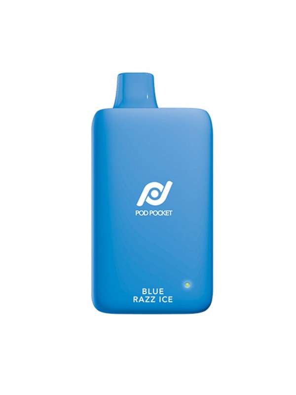 Pod Pocket Disposables [7500 Puffs] - Blue Razz Ic...