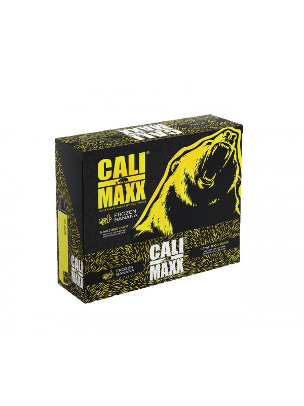 Cali MAXX Disposable 1600 puffs - Frozen Banana [CLEARANCE]