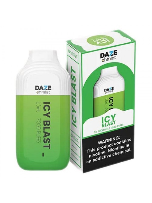 7 Daze Ohmlet Disposable - Icy Blast [7000 puffs]