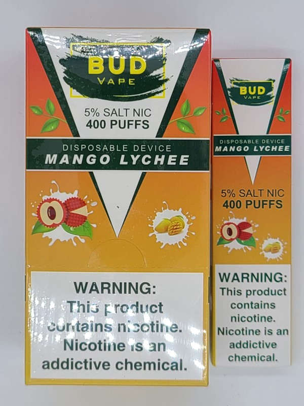Bud Vape Disposables - Mango Lychee [CLEARANCE]