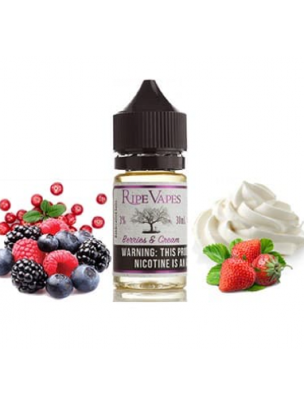 Ripe Salts 30ml - Berries & Cream [CLEARANCE]