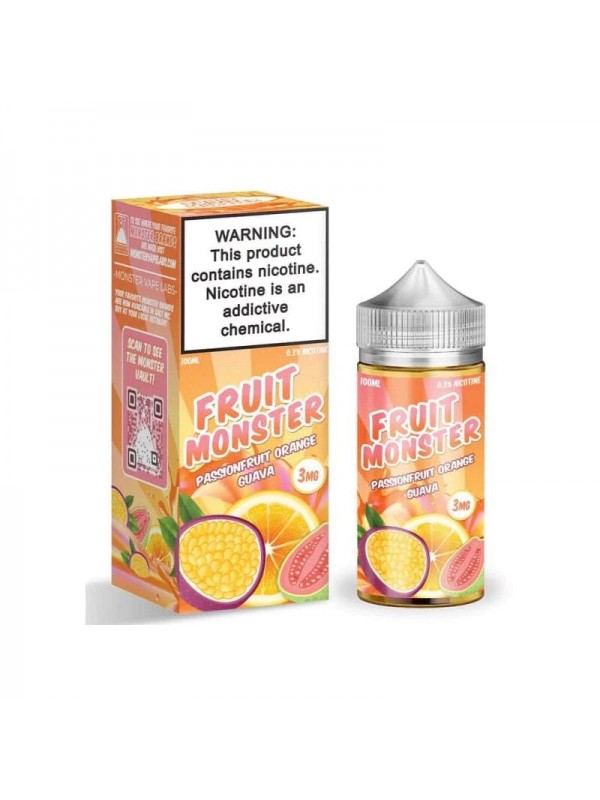 Fruit Monster - Passionfruit Orange Guava - 100ml